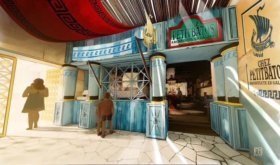 Projet intérieur de La Table de Dionysos