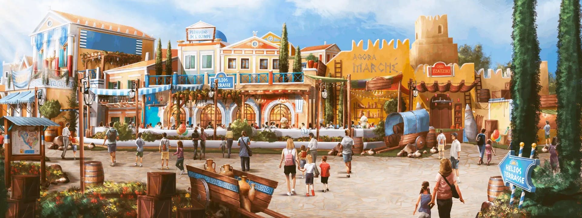 Projet de La Table de Dionysos au Parc Astérix